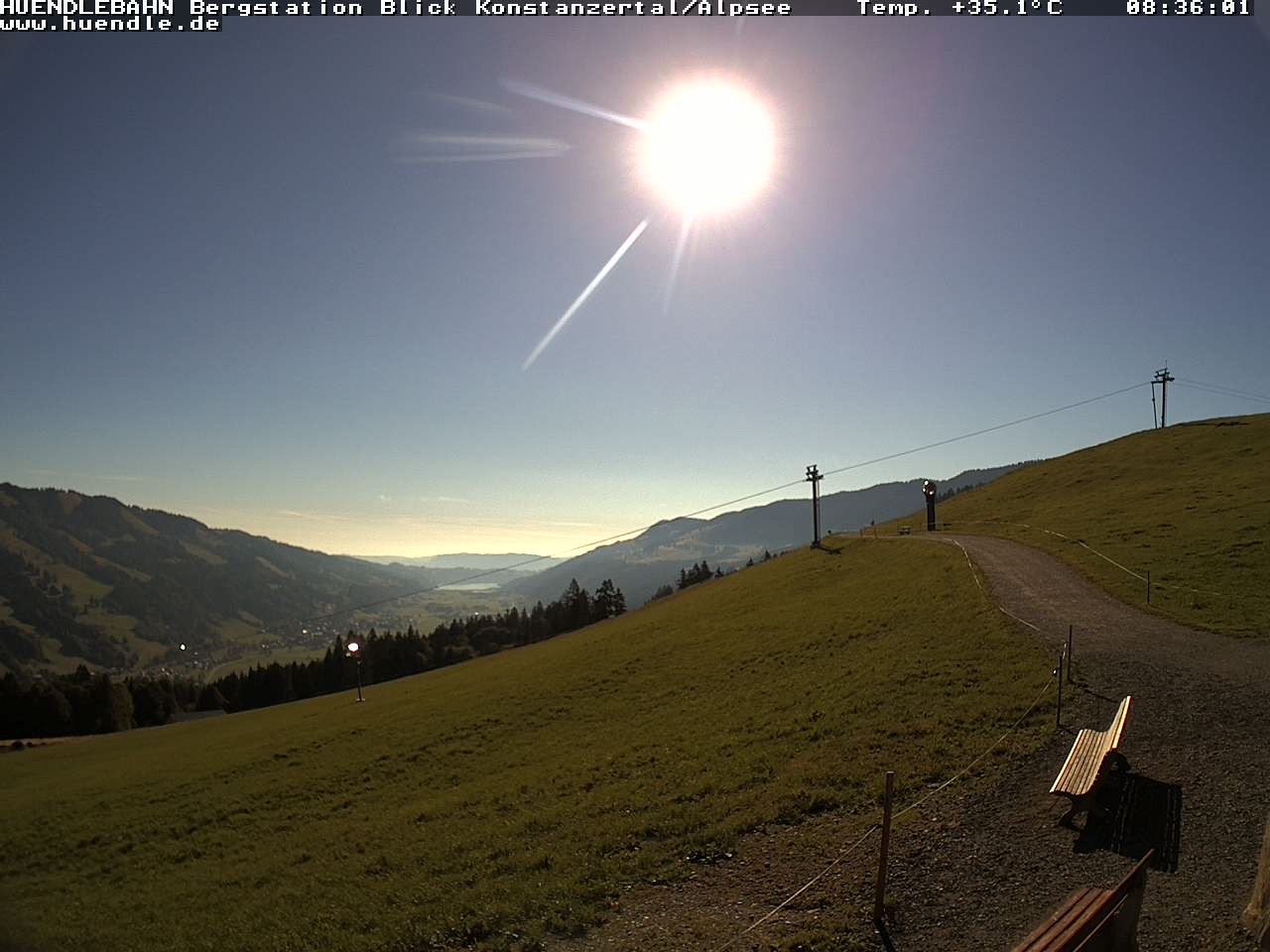 Archiv Foto Webcam Wanderweg Imbergkamm