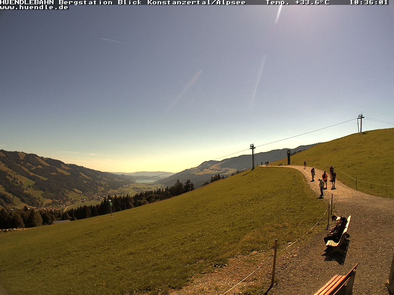 Archiv Foto Webcam Wanderweg Imbergkamm