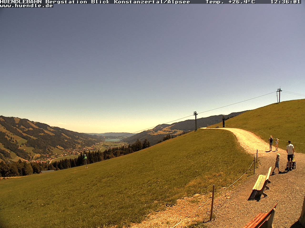 Archiv Foto Webcam Wanderweg Imbergkamm
