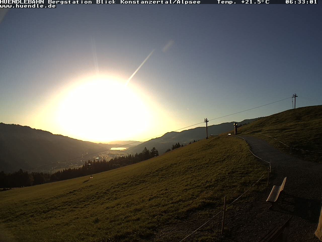 Archived image Webcam Hiking path Imbergkamm, Oberstaufen