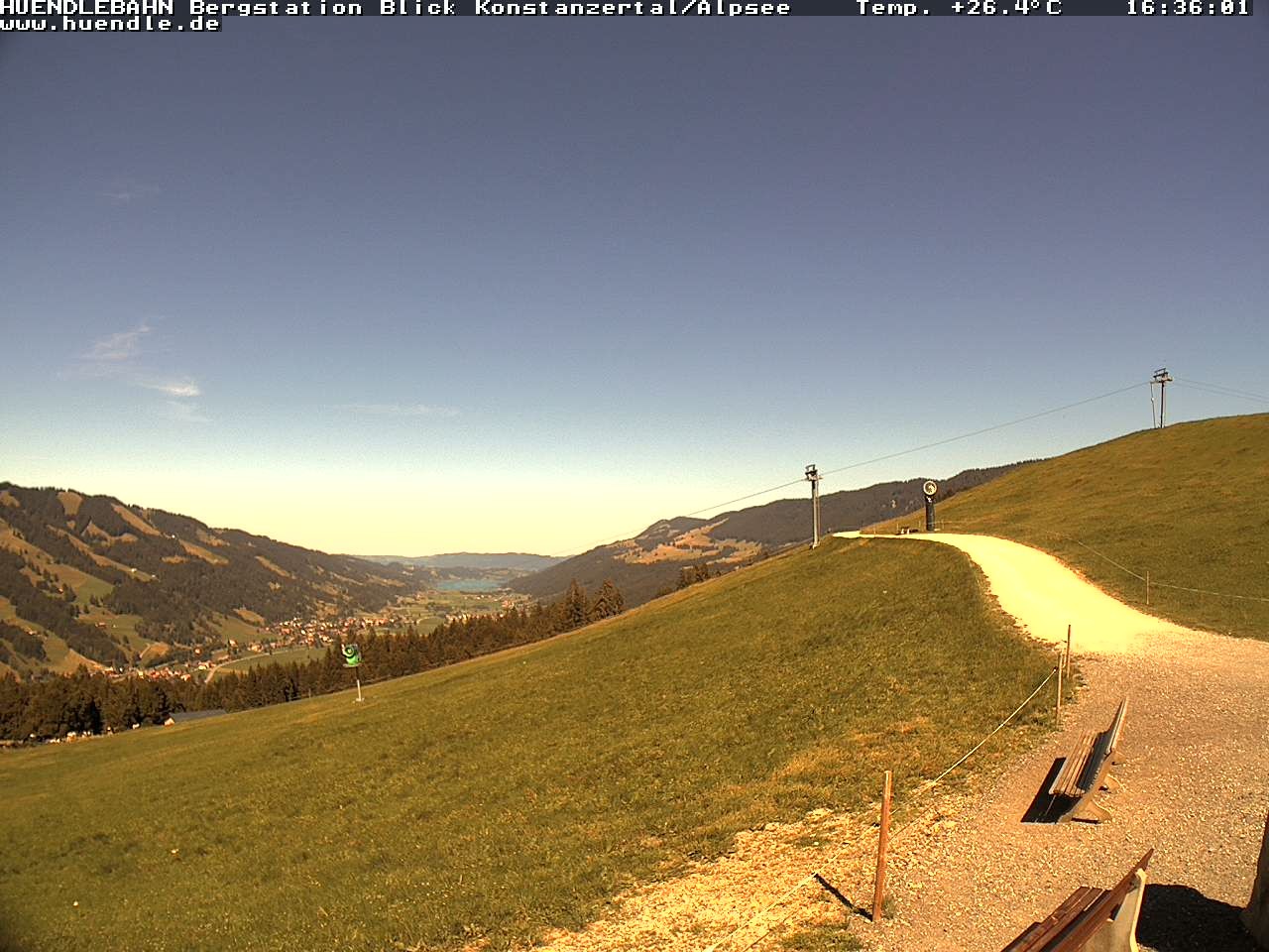 Archived image Webcam Hiking path Imbergkamm, Oberstaufen