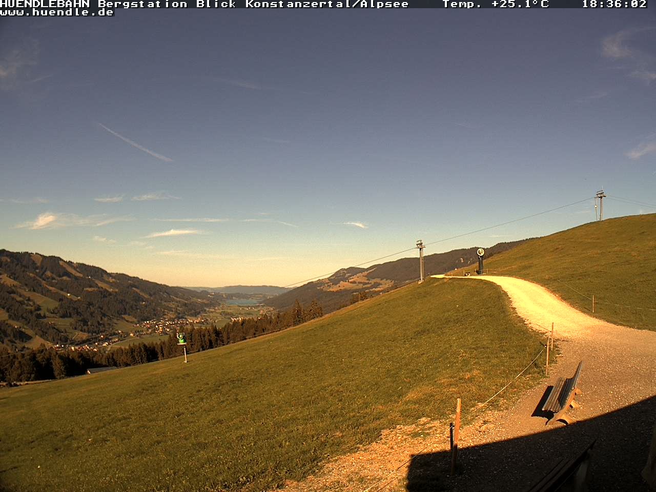 Archived image Webcam Hiking path Imbergkamm, Oberstaufen
