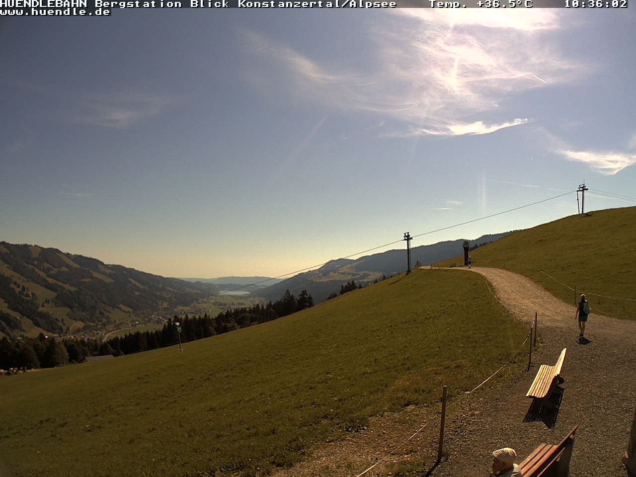 Archived image Webcam Hiking path Imbergkamm, Oberstaufen