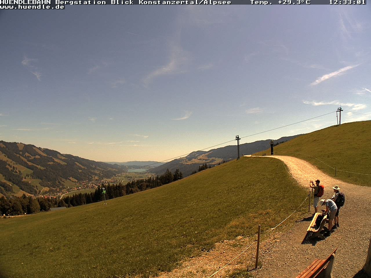 Archived image Webcam Hiking path Imbergkamm, Oberstaufen