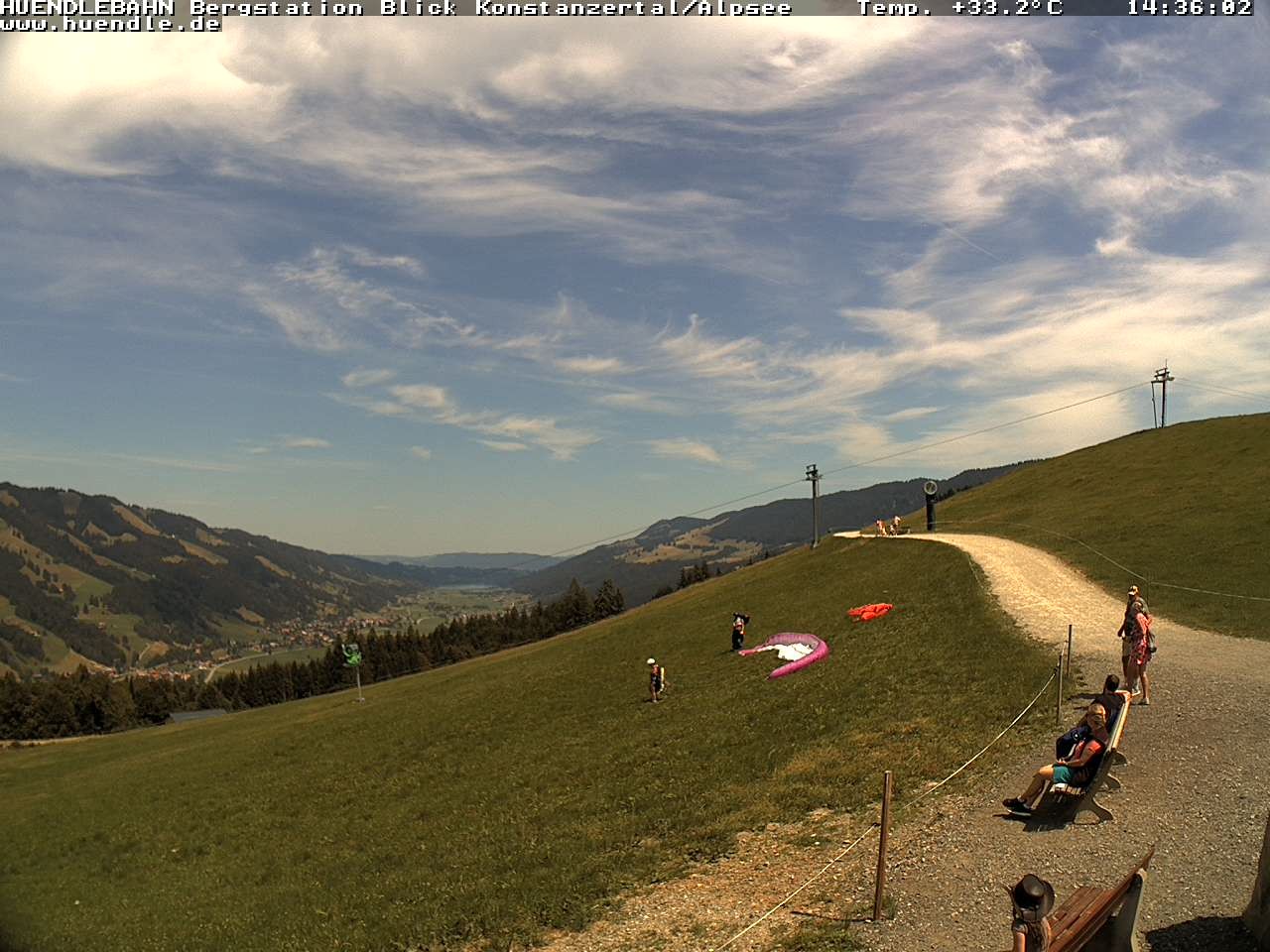 Archived image Webcam Hiking path Imbergkamm, Oberstaufen