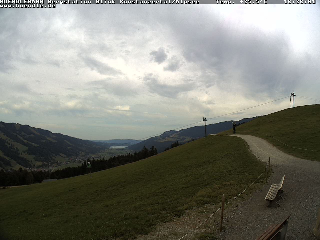 Archived image Webcam Hiking path Imbergkamm, Oberstaufen
