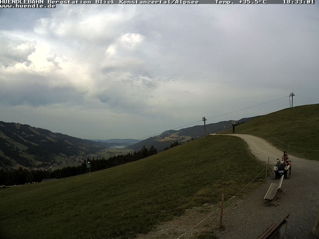 Archived image Webcam Hiking path Imbergkamm, Oberstaufen