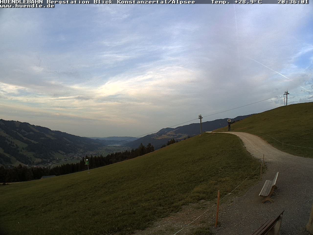 Archived image Webcam Hiking path Imbergkamm, Oberstaufen