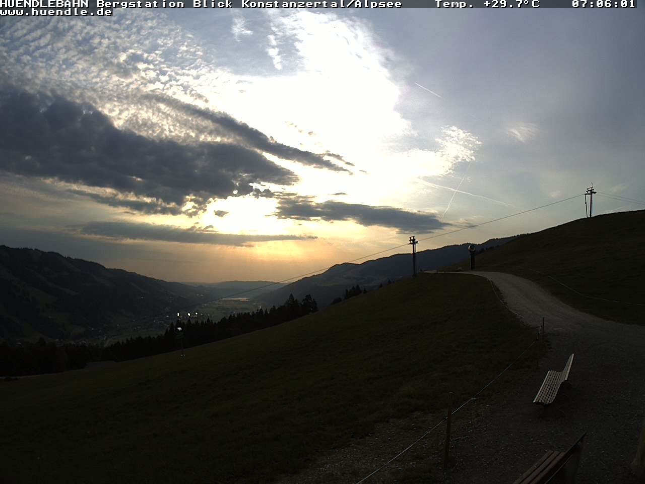 Archiv Foto Webcam Wanderweg Imbergkamm