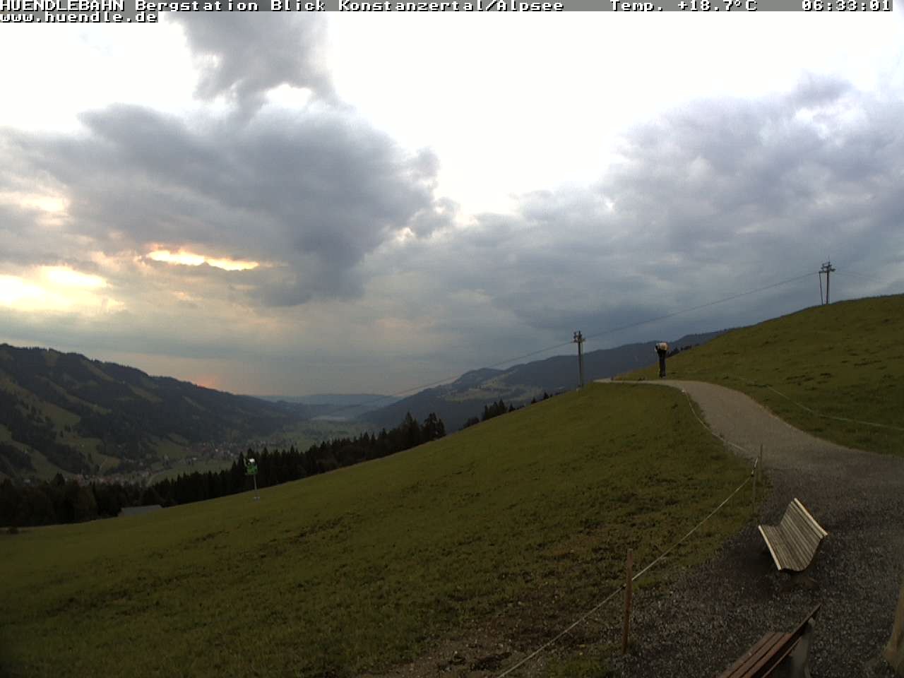 Archived image Webcam Hiking path Imbergkamm, Oberstaufen