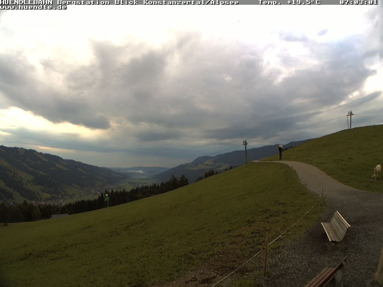 Archived image Webcam Hiking path Imbergkamm, Oberstaufen