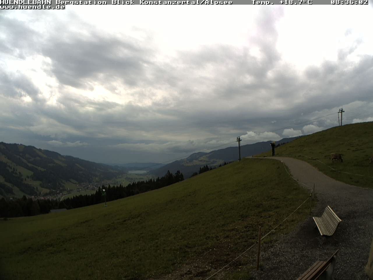 Archived image Webcam Hiking path Imbergkamm, Oberstaufen