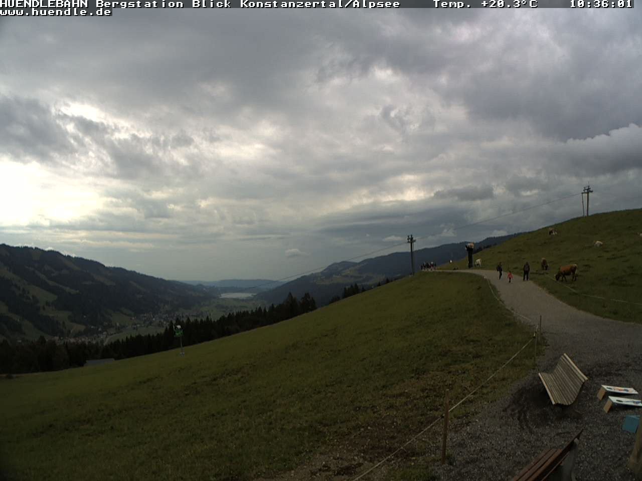 Archived image Webcam Hiking path Imbergkamm, Oberstaufen