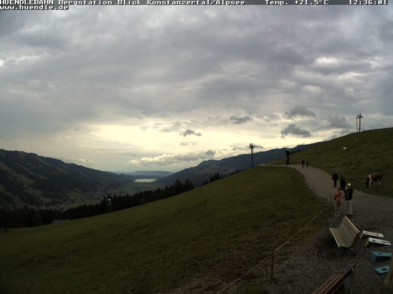 Archived image Webcam Hiking path Imbergkamm, Oberstaufen