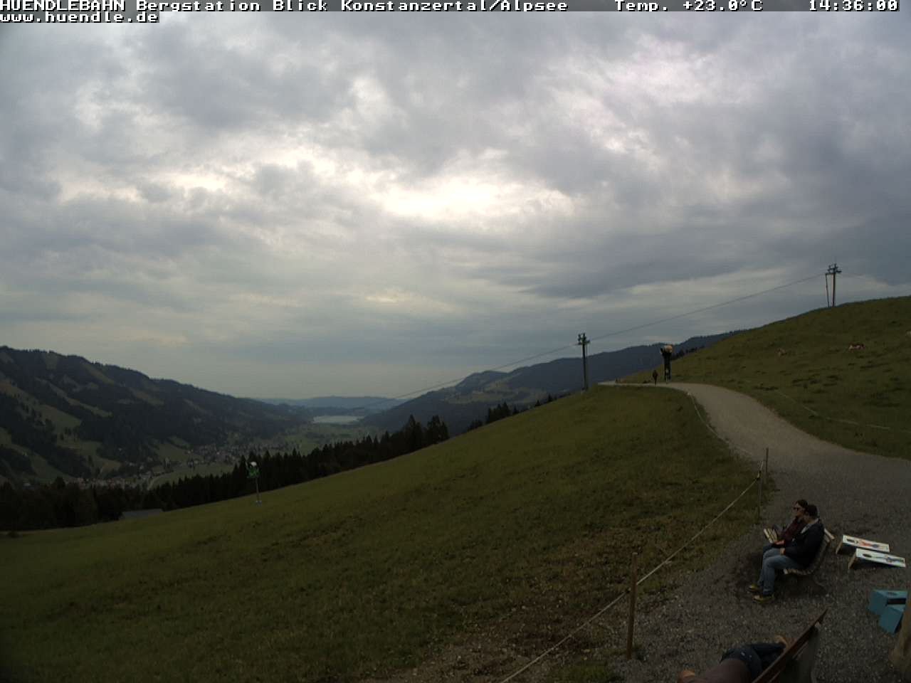Archived image Webcam Hiking path Imbergkamm, Oberstaufen