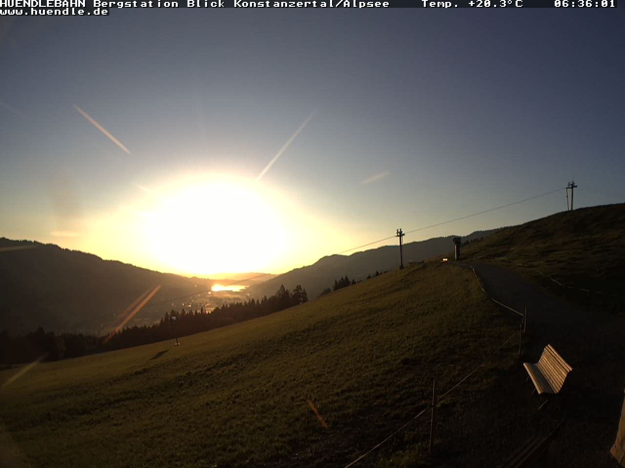 Archived image Webcam Hiking path Imbergkamm, Oberstaufen