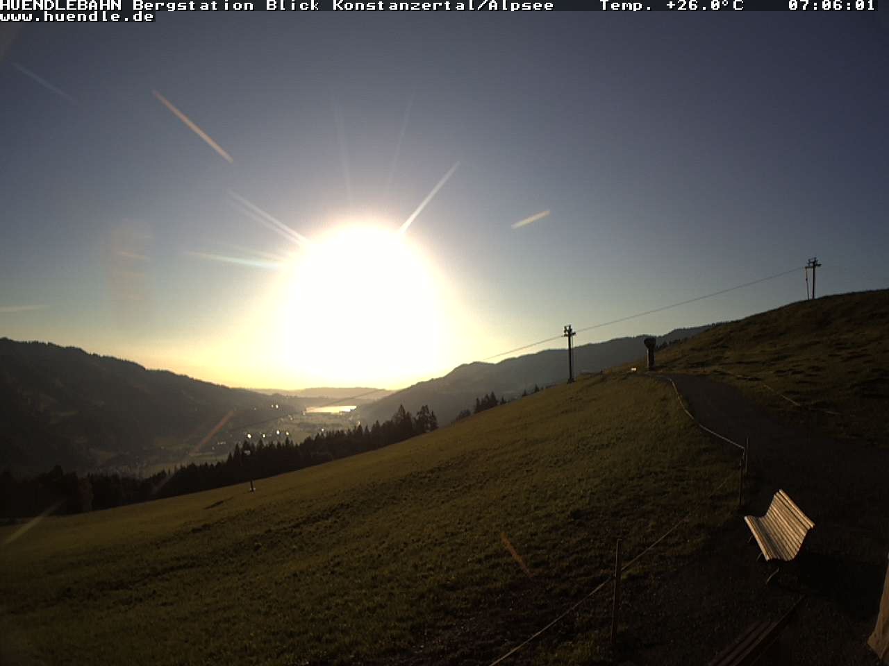 Archived image Webcam Hiking path Imbergkamm, Oberstaufen