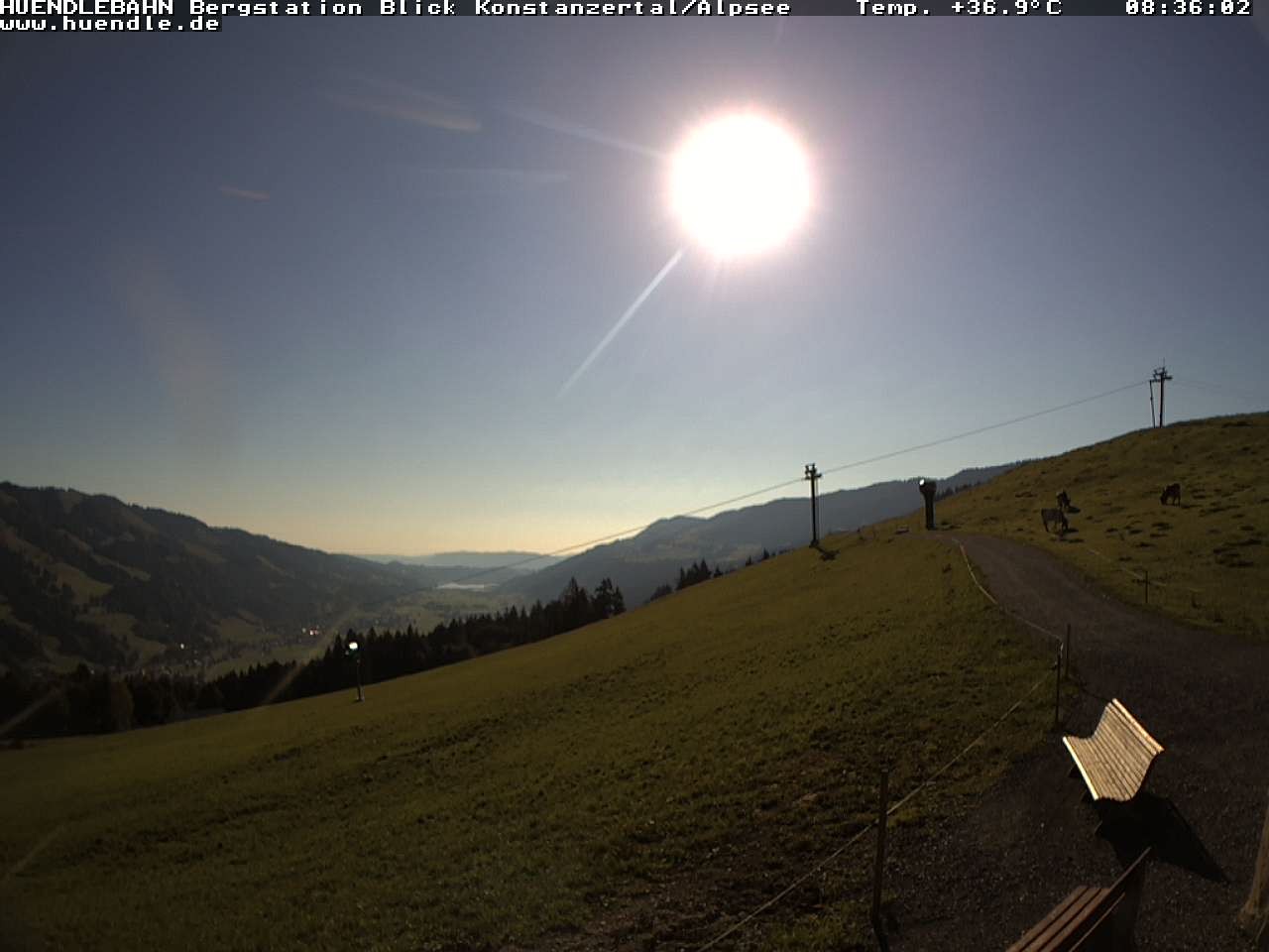 Archived image Webcam Hiking path Imbergkamm, Oberstaufen