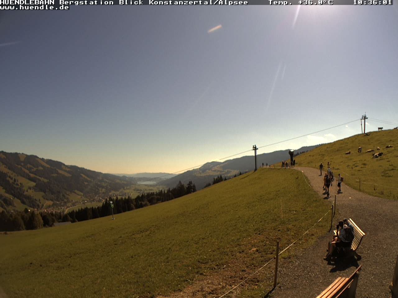 Archived image Webcam Hiking path Imbergkamm, Oberstaufen