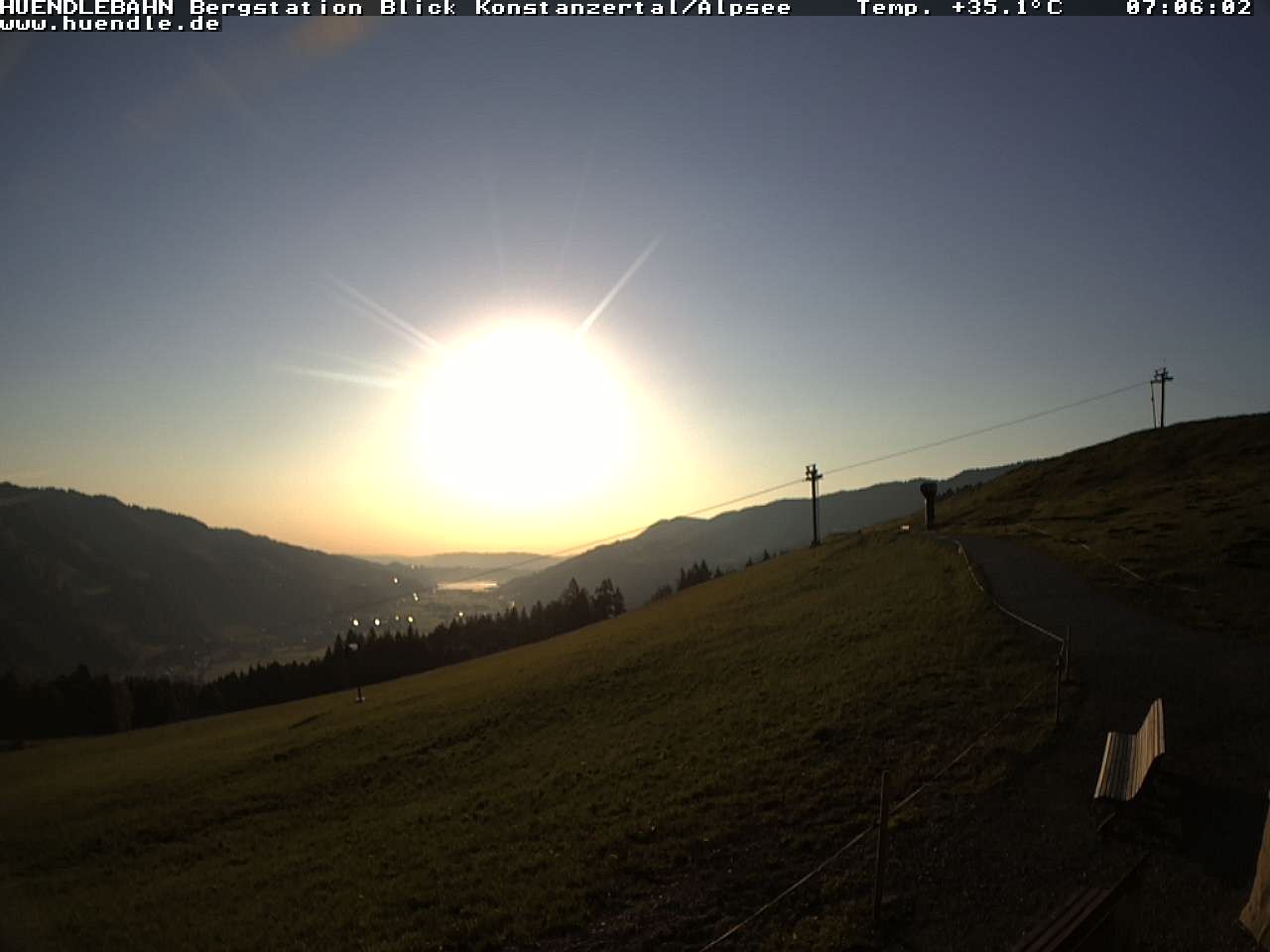 Archiv Foto Webcam Wanderweg Imbergkamm