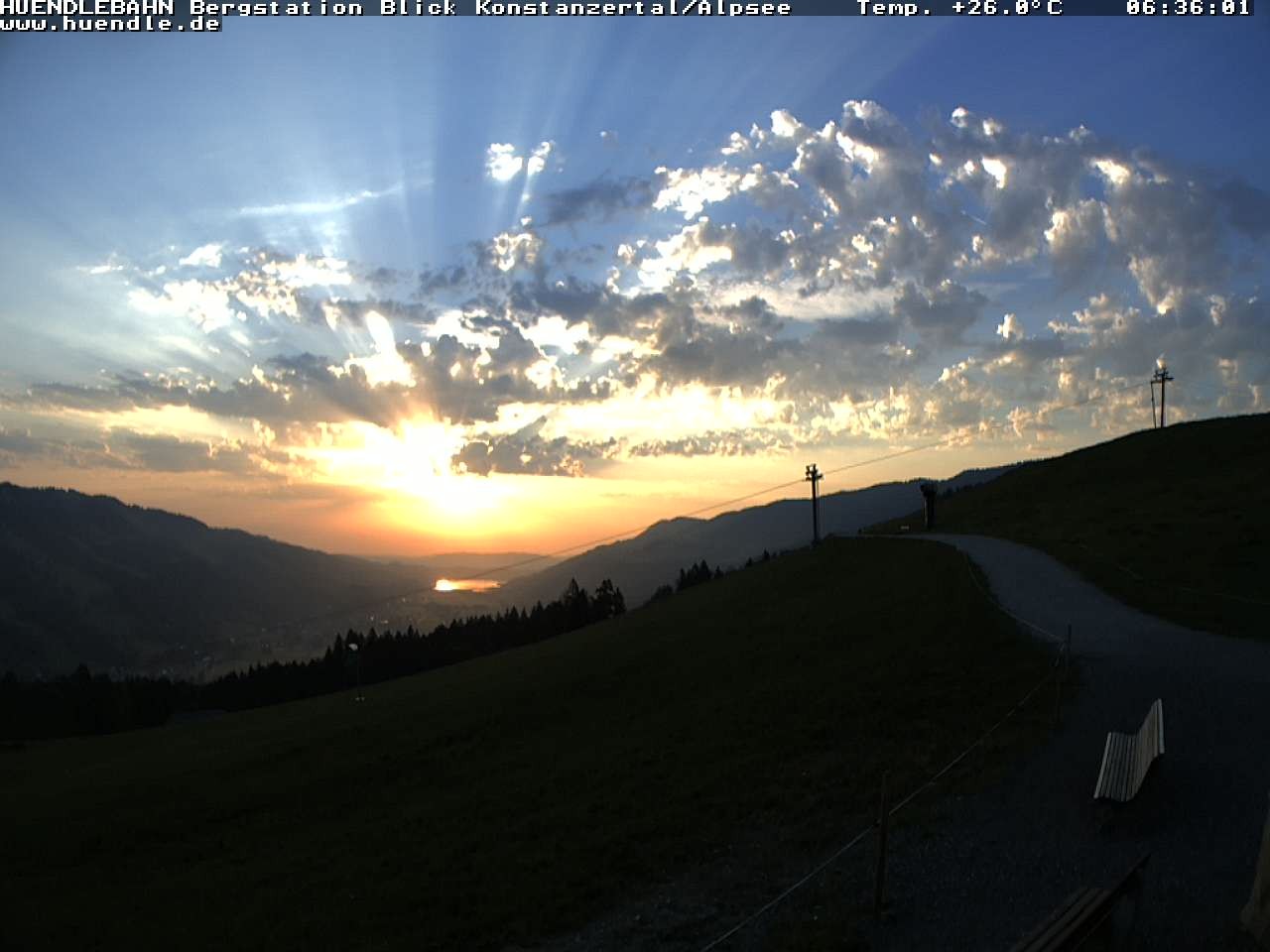 Archiv Foto Webcam Wanderweg Imbergkamm