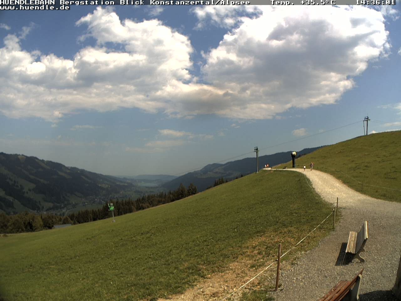 Archiv Foto Webcam Wanderweg Imbergkamm