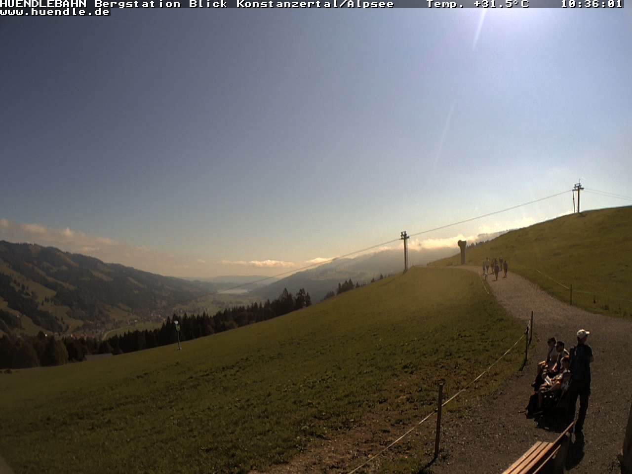 Archiv Foto Webcam Wanderweg Imbergkamm