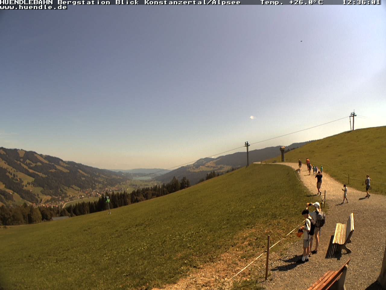 Archiv Foto Webcam Wanderweg Imbergkamm