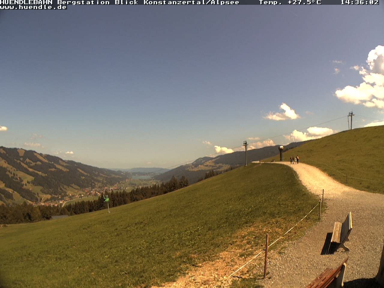 Archiv Foto Webcam Wanderweg Imbergkamm