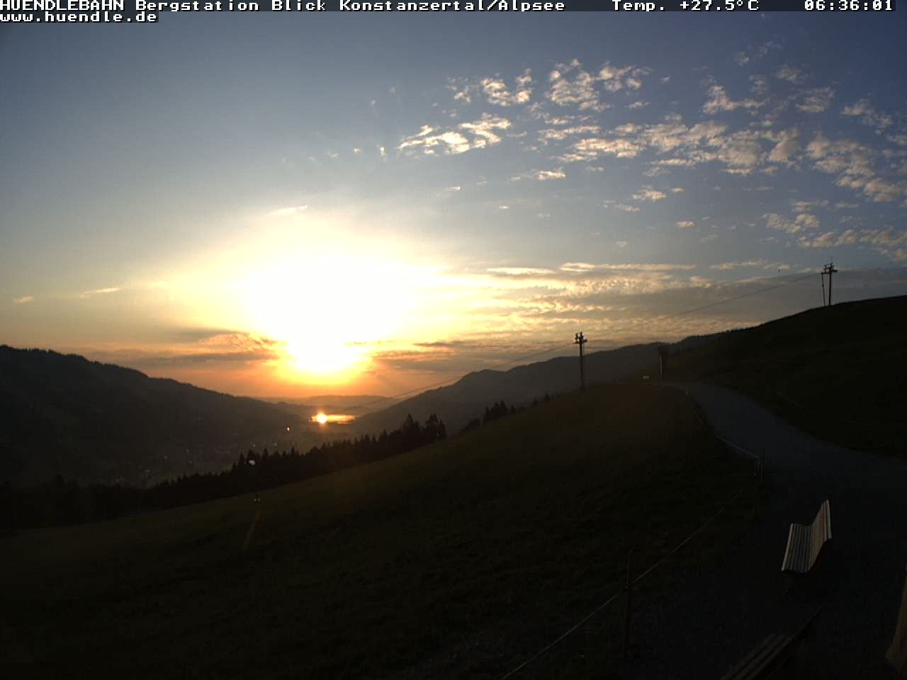 Archived image Webcam Hiking path Imbergkamm, Oberstaufen