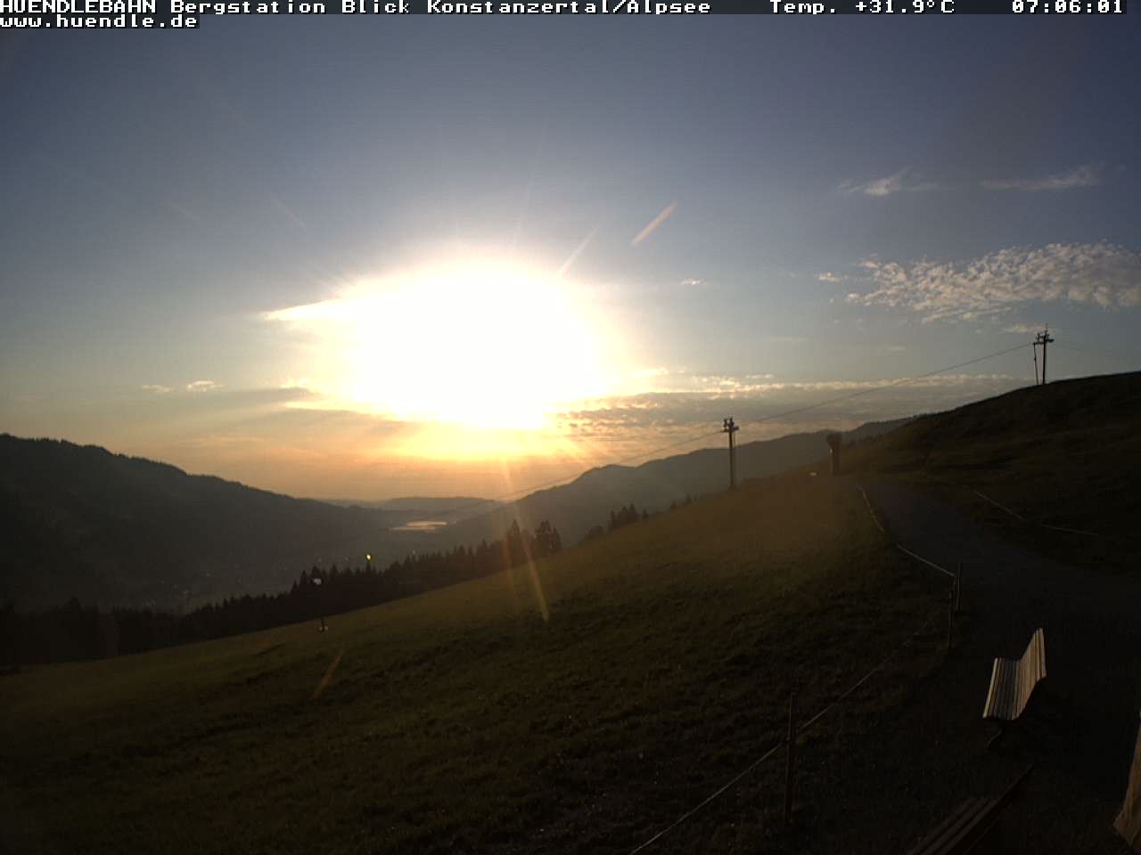 Archived image Webcam Hiking path Imbergkamm, Oberstaufen