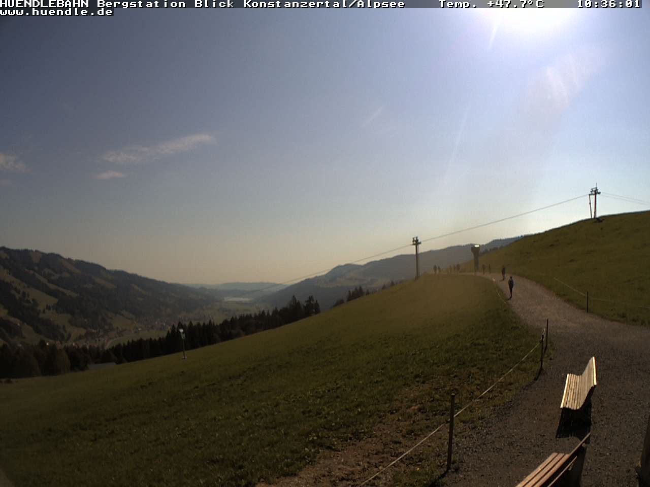 Archived image Webcam Hiking path Imbergkamm, Oberstaufen