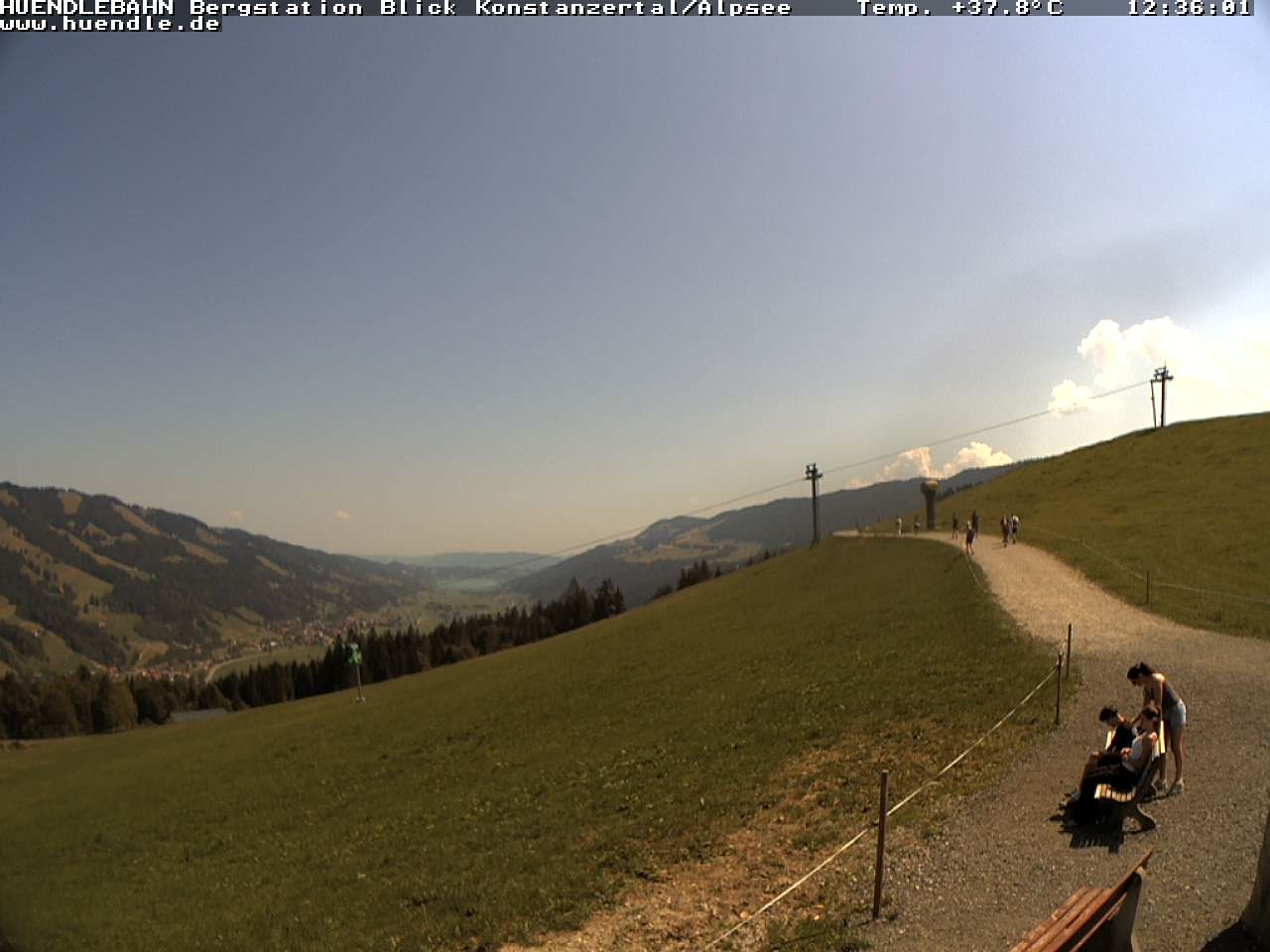 Archived image Webcam Hiking path Imbergkamm, Oberstaufen