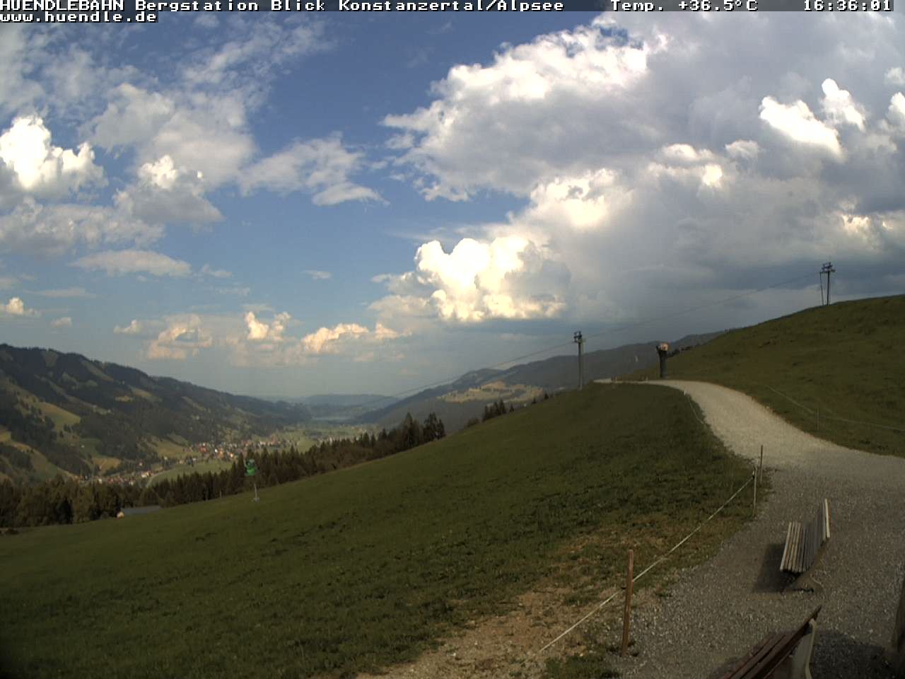 Archived image Webcam Hiking path Imbergkamm, Oberstaufen