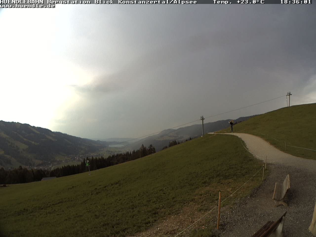 Archived image Webcam Hiking path Imbergkamm, Oberstaufen
