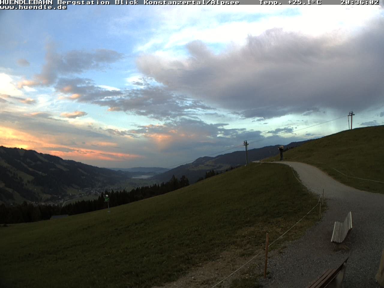 Archived image Webcam Hiking path Imbergkamm, Oberstaufen