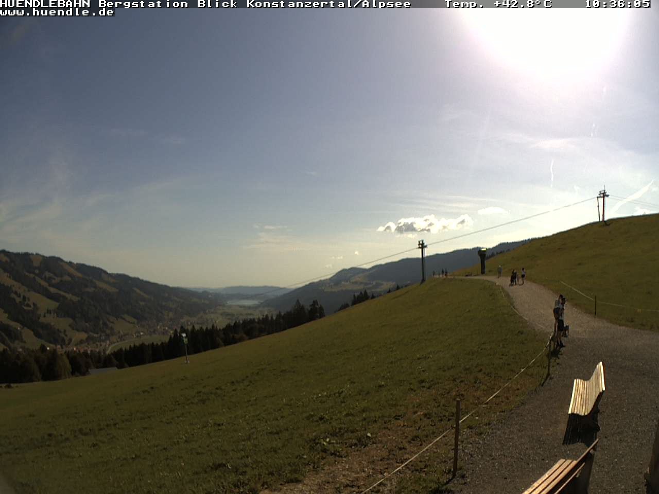 Archiv Foto Webcam Wanderweg Imbergkamm