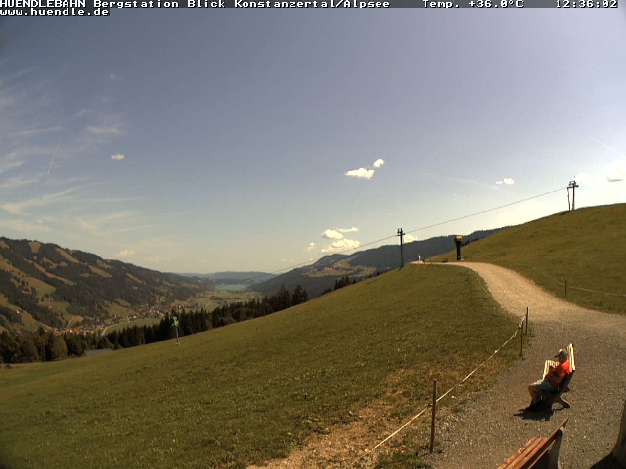 Archiv Foto Webcam Wanderweg Imbergkamm