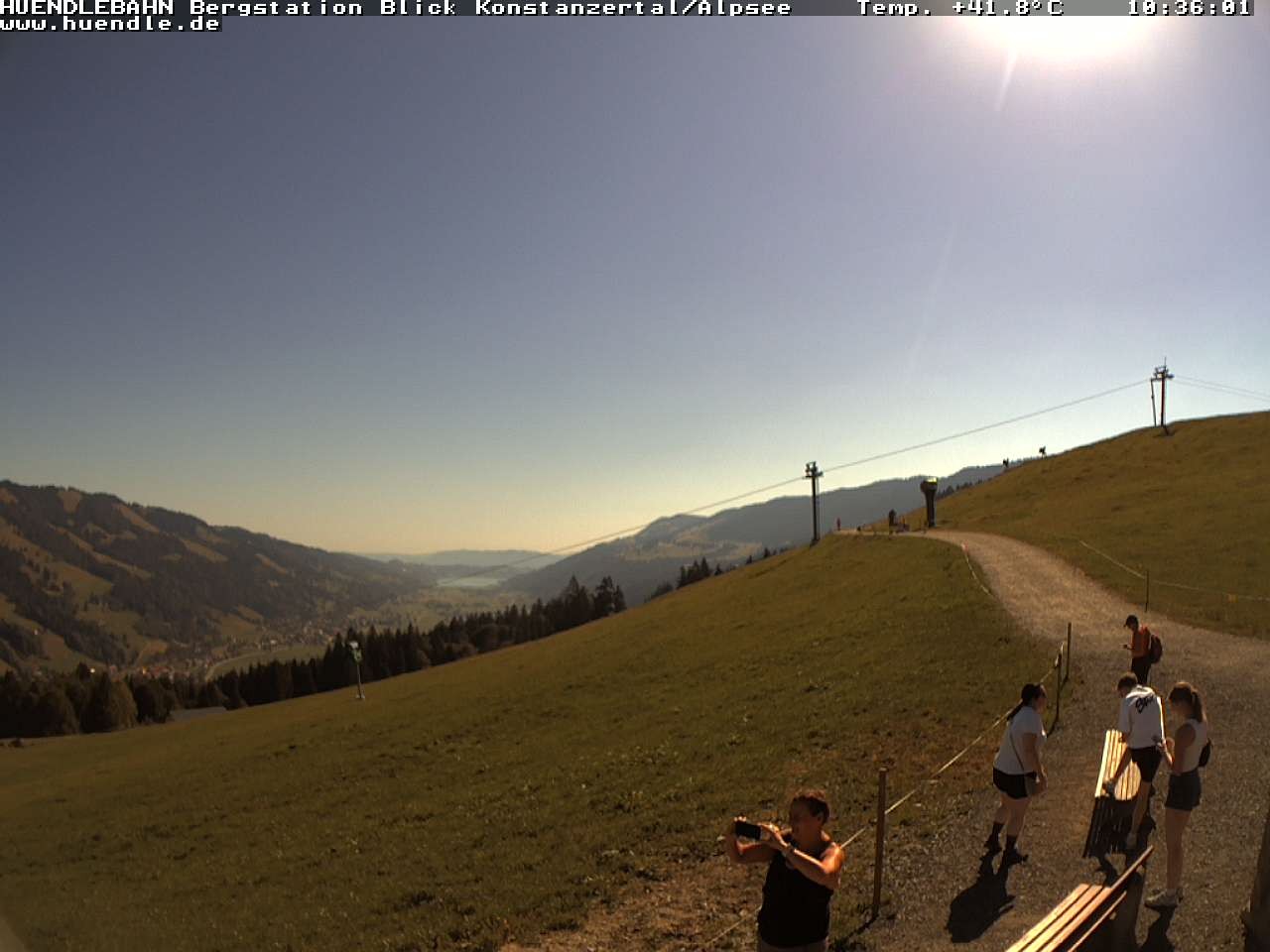 Archiv Foto Webcam Wanderweg Imbergkamm