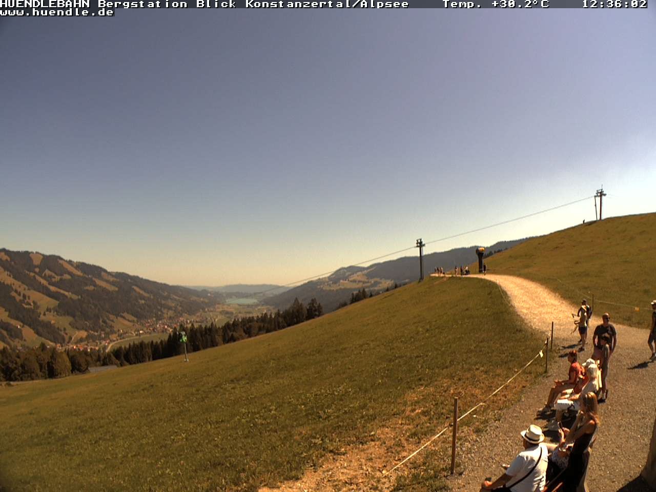 Archiv Foto Webcam Wanderweg Imbergkamm