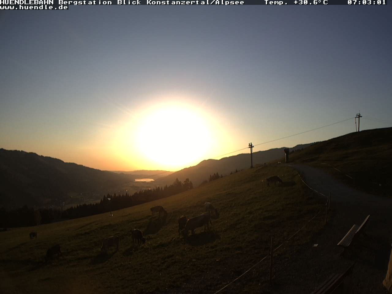 Archiv Foto Webcam Wanderweg Imbergkamm