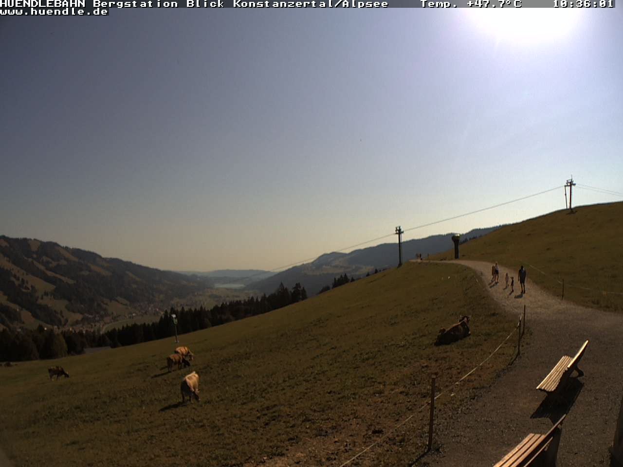 Archiv Foto Webcam Wanderweg Imbergkamm