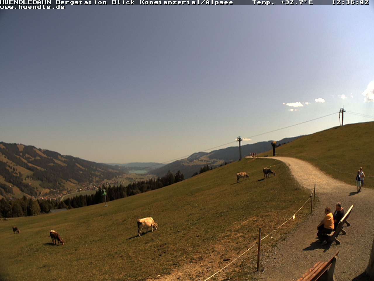 Archiv Foto Webcam Wanderweg Imbergkamm