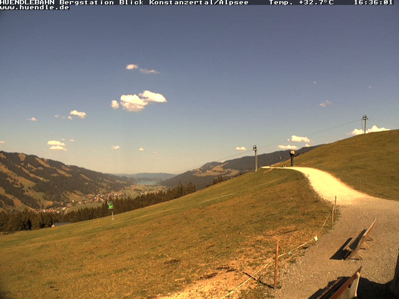 Archiv Foto Webcam Wanderweg Imbergkamm