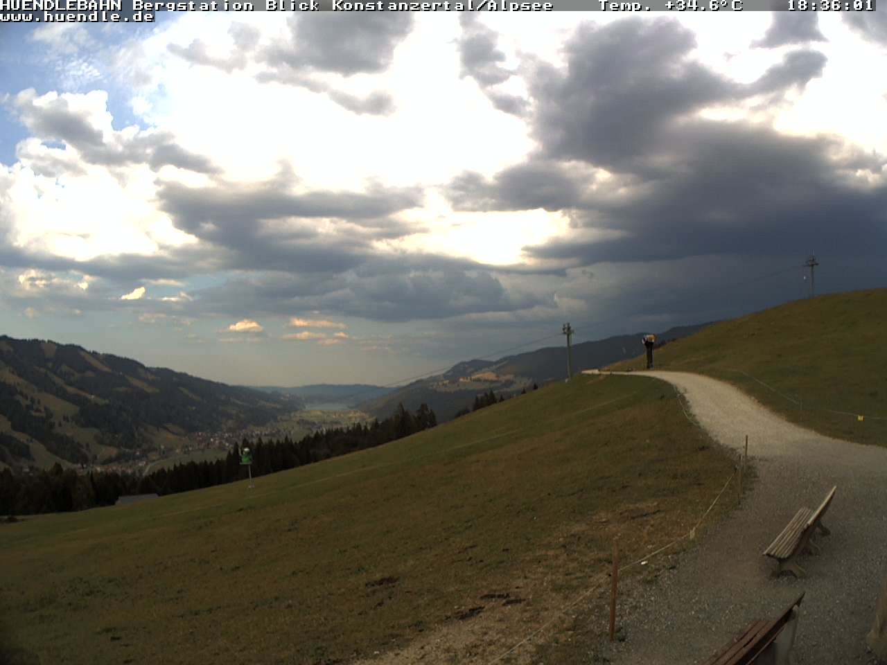 Archived image Webcam Hiking path Imbergkamm, Oberstaufen