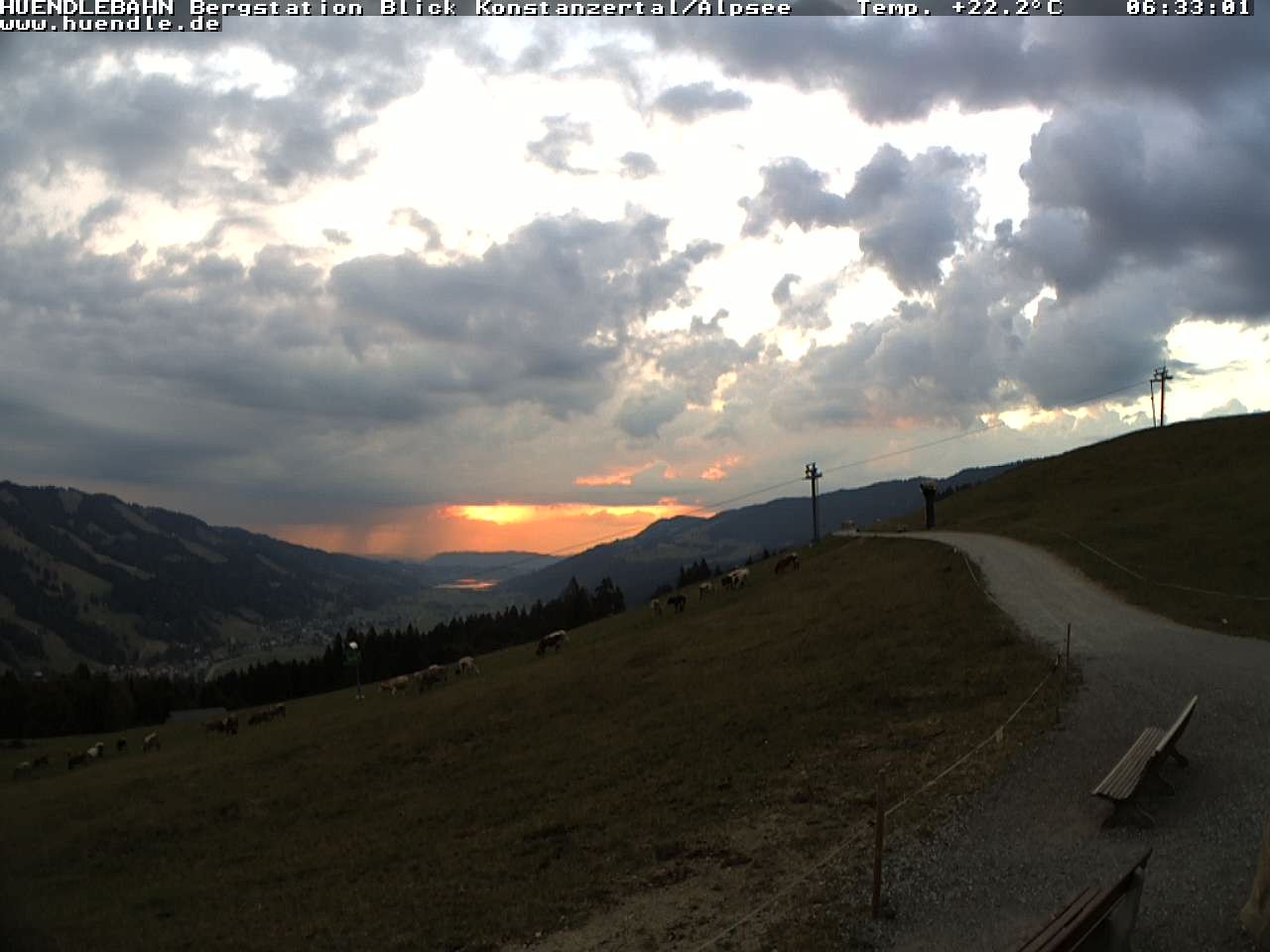 Archived image Webcam Hiking path Imbergkamm, Oberstaufen