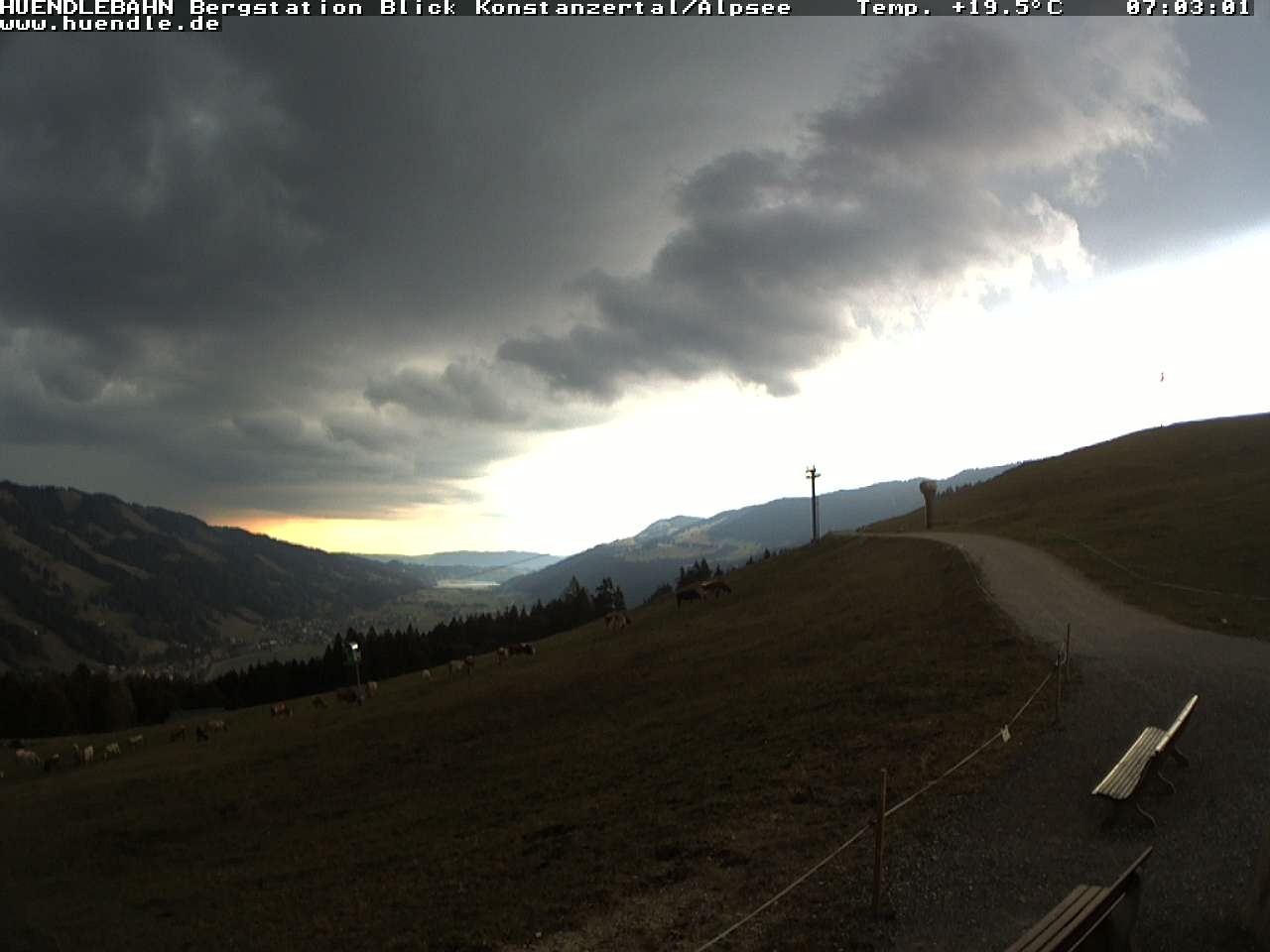 Archived image Webcam Hiking path Imbergkamm, Oberstaufen