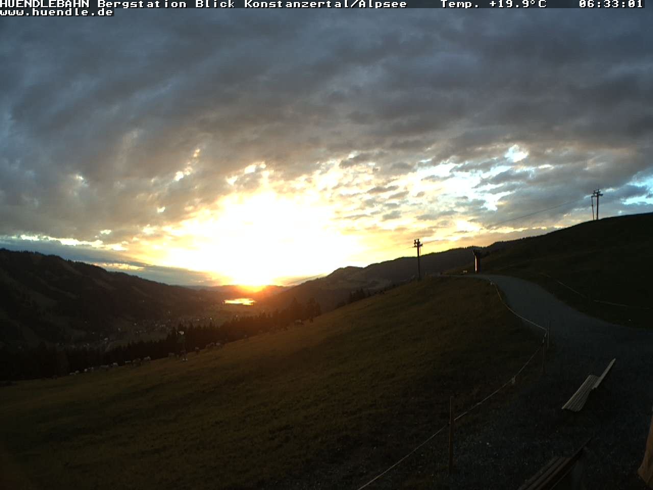 Archived image Webcam Hiking path Imbergkamm, Oberstaufen