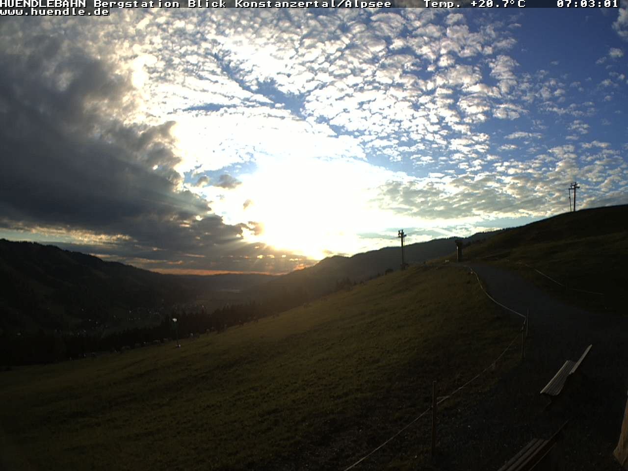 Archived image Webcam Hiking path Imbergkamm, Oberstaufen