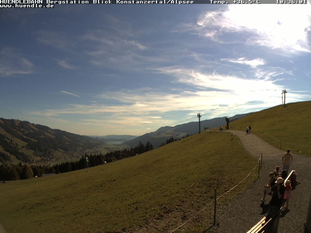 Archived image Webcam Hiking path Imbergkamm, Oberstaufen